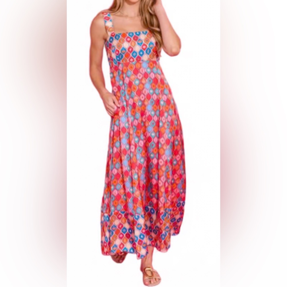 NWT Alden Adair Maria Dress Matisse Print XS /630